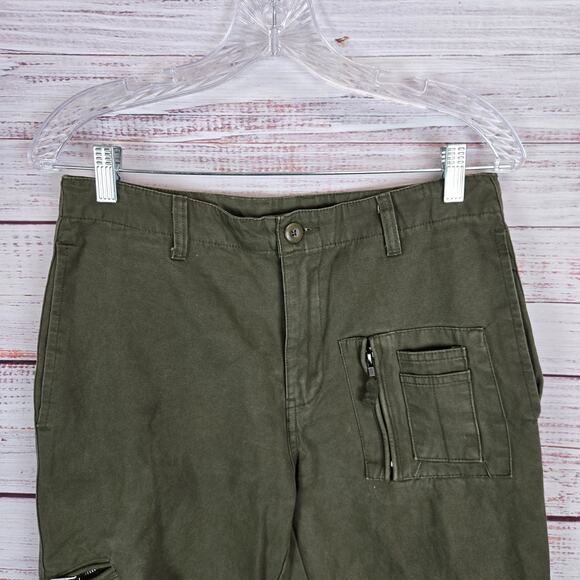 Union Army Men's Green Cargo Tactical Pants 31 Airborne Military Utility Pockets - Picture 2 of 12